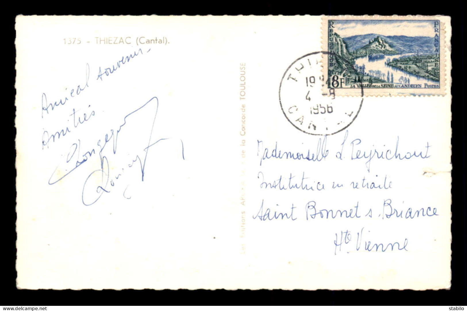 15 - THIEZAC - VUE GENERALE - VOIR ETAT - Autres & Non Classés