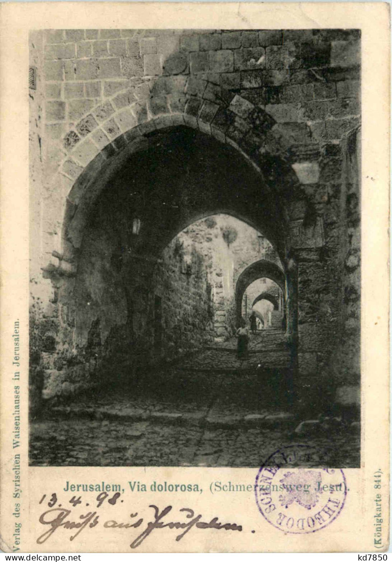 Via Dolorosa Jerusalem 1898 - Palestina