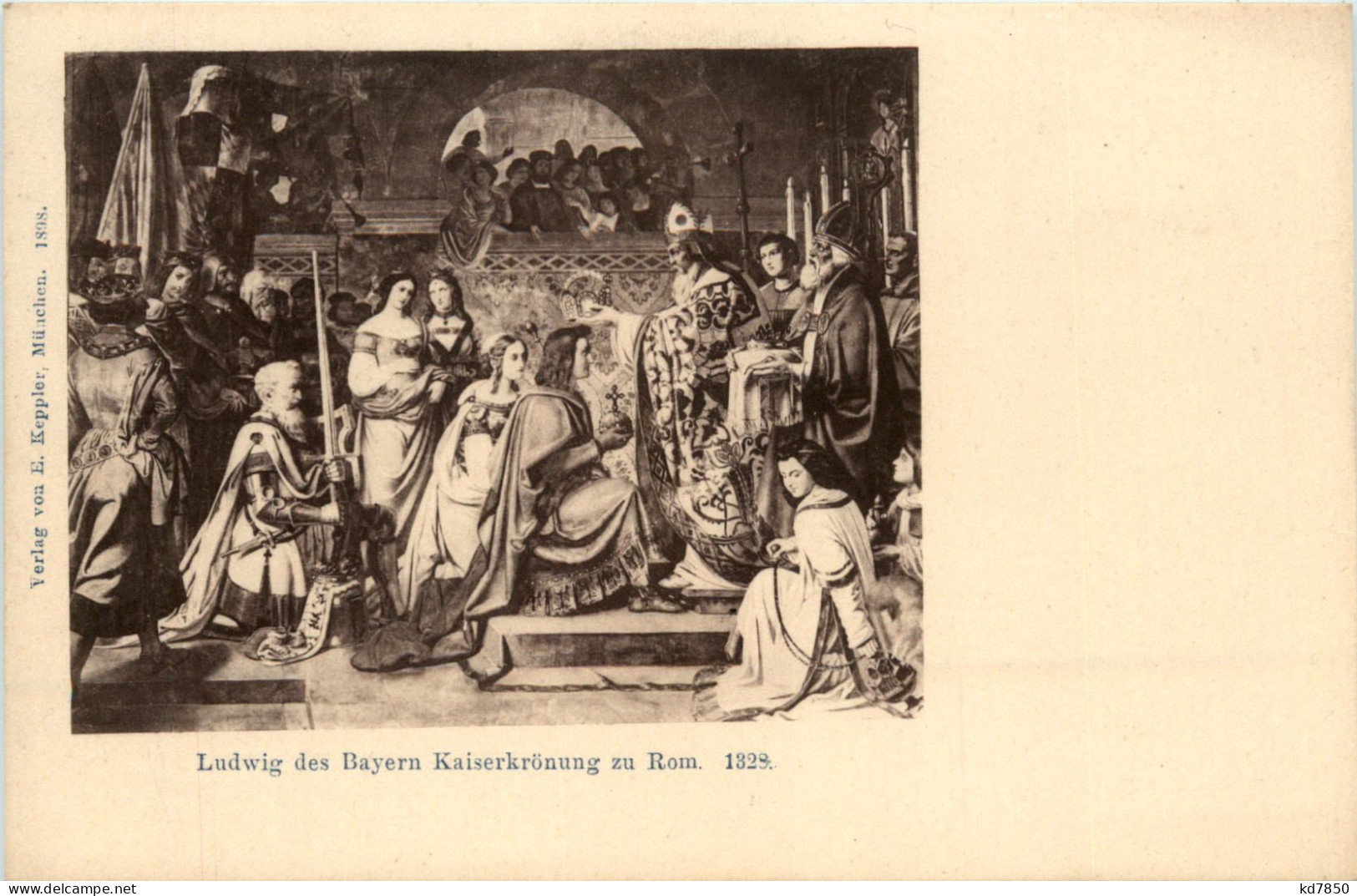 Ludwig Des Bayern Kaiserkrönung In Rom - Royal Families
