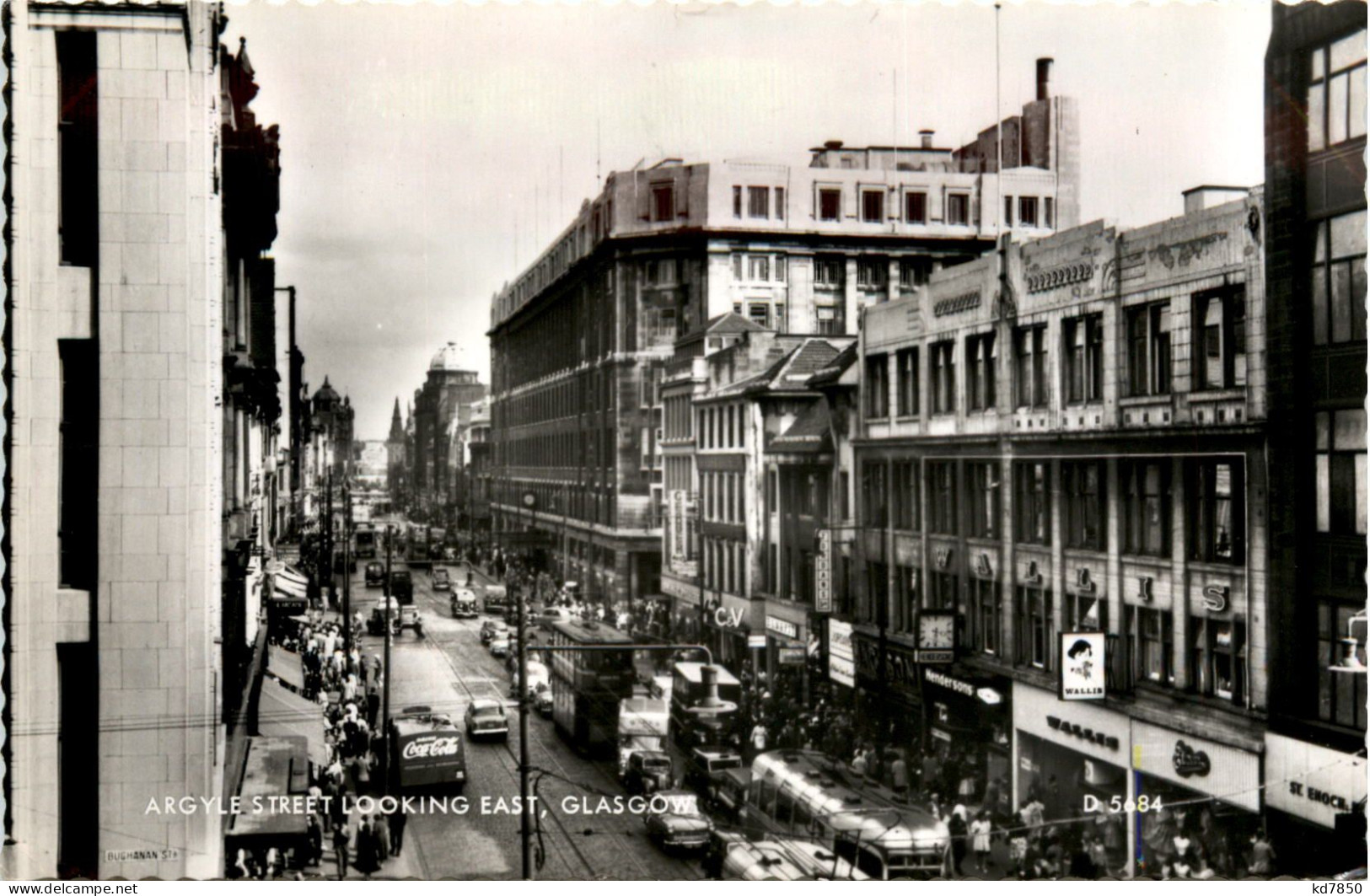 Argyle Street Looking East - Glasgow - Lanarkshire / Glasgow