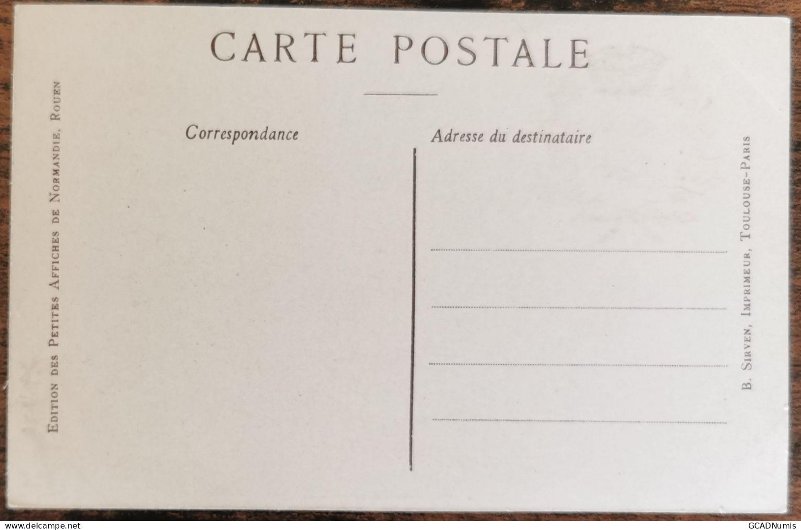 CARTE POSTALE Billet 1 Franc Chambre De Commerce D'ANNONAY - Ardèche - Annonay