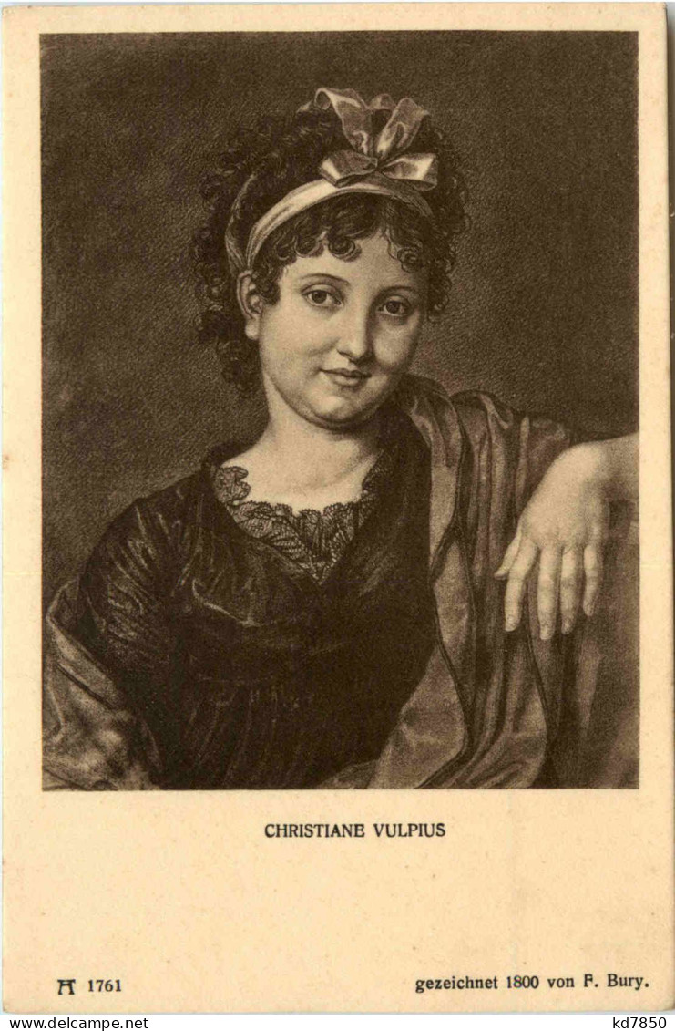 Christiane Vulpius - Goethe Freundinnen - Ackermann Kunstverlag - Beroemde Vrouwen