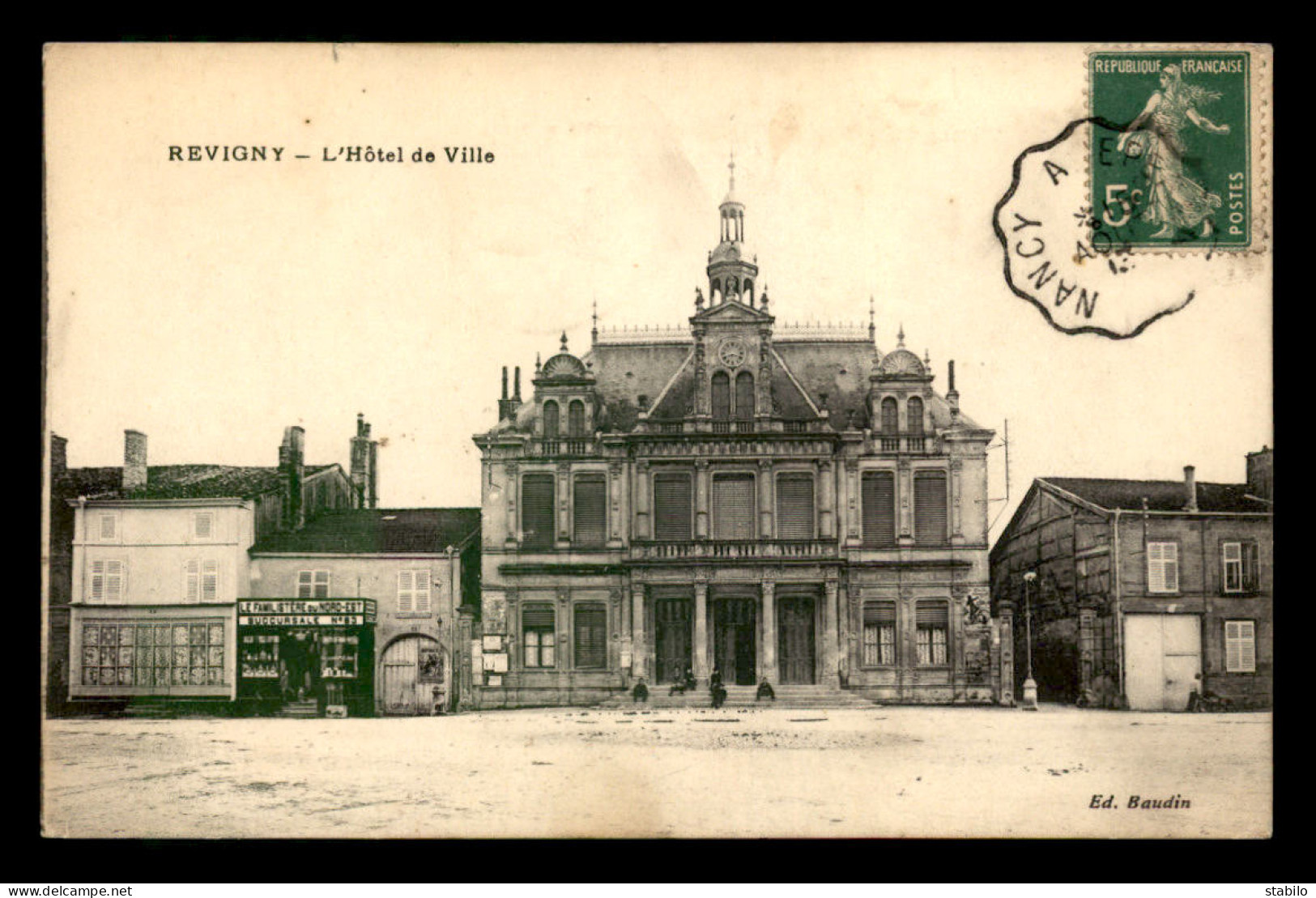 55 - REVIGNY-SUR-ORNAIN - L'HOTEL DE VILLE - EDITEUR BAUDIN - Revigny Sur Ornain