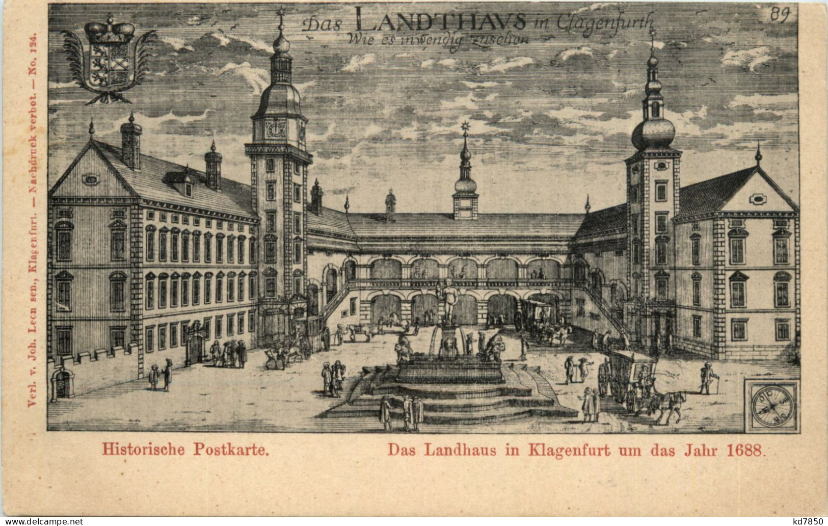 Klagenfurt - Das Landhaus In Klagenfurt Um Das Jahr 1688 - Klagenfurt