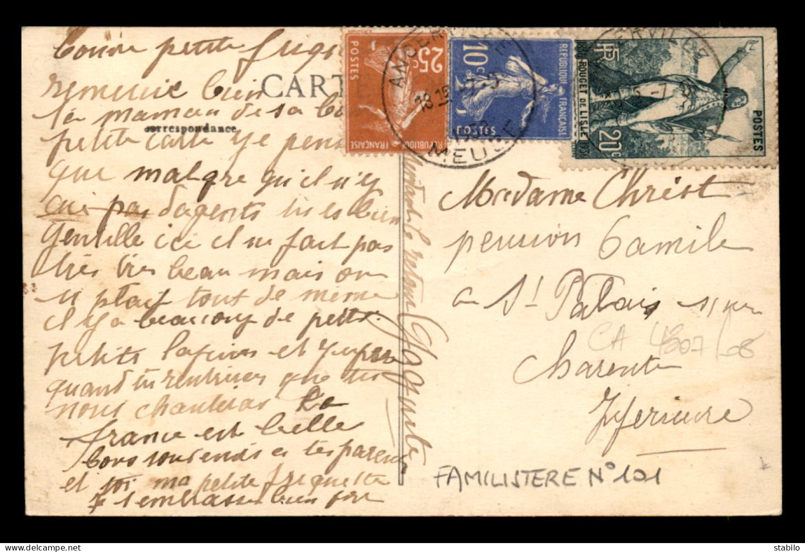 55 - ANCERVILLE - RUE DU FOUR - FAMILISTERE N°101 - SANS EDITEUR - Autres & Non Classés