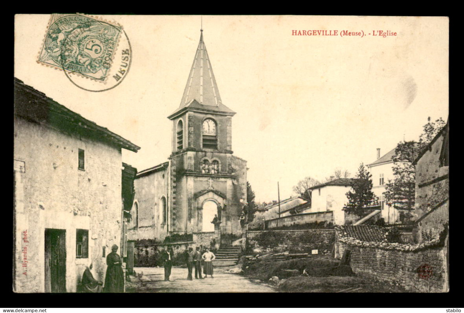 55 - HARGEVILLE - L'EGLISE - EDITEUR HYARDIN - Autres & Non Classés