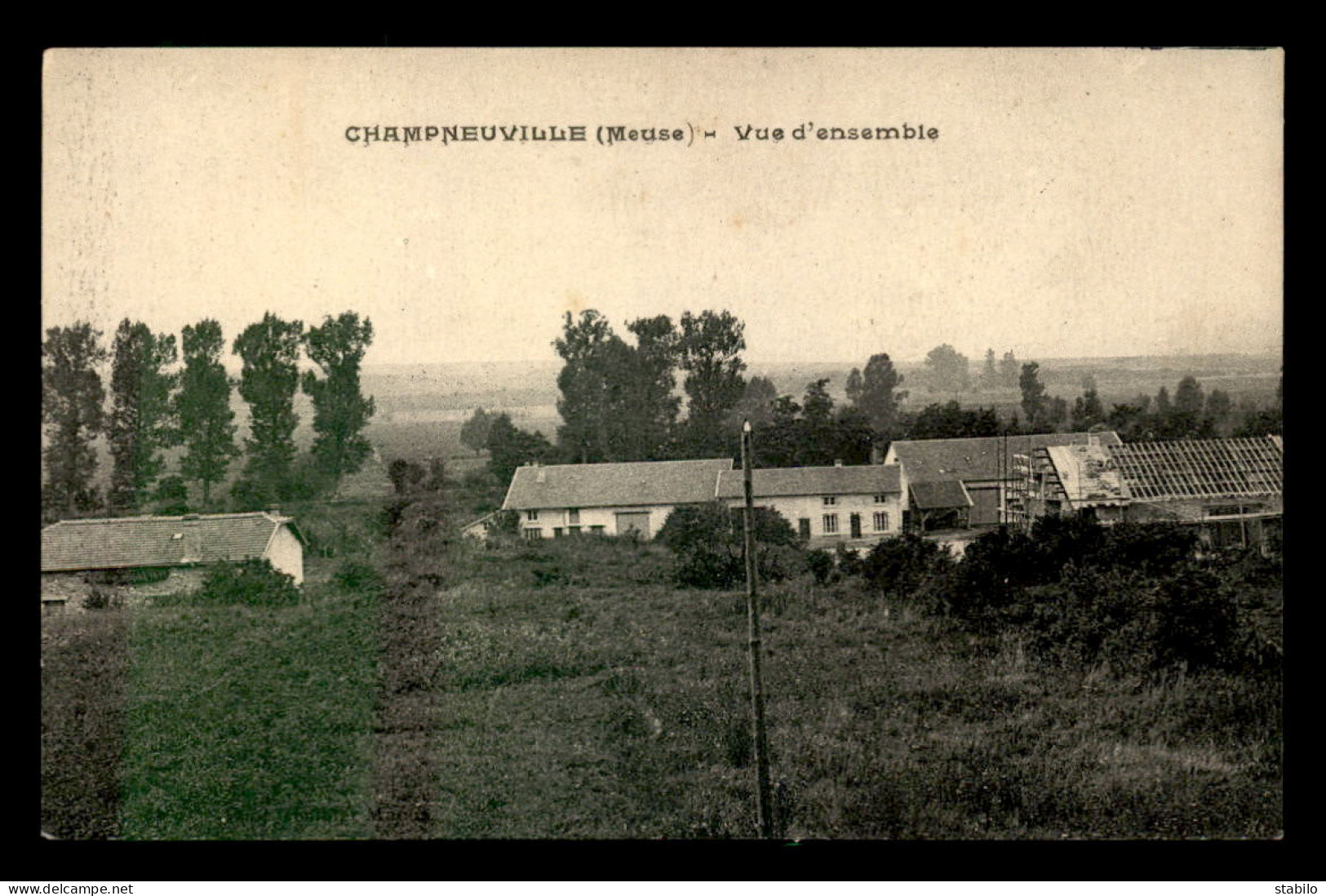 55 - CHAMPNEUVILLE - VUE D'ENSEMBLE - SANS EDITEUR - Autres & Non Classés