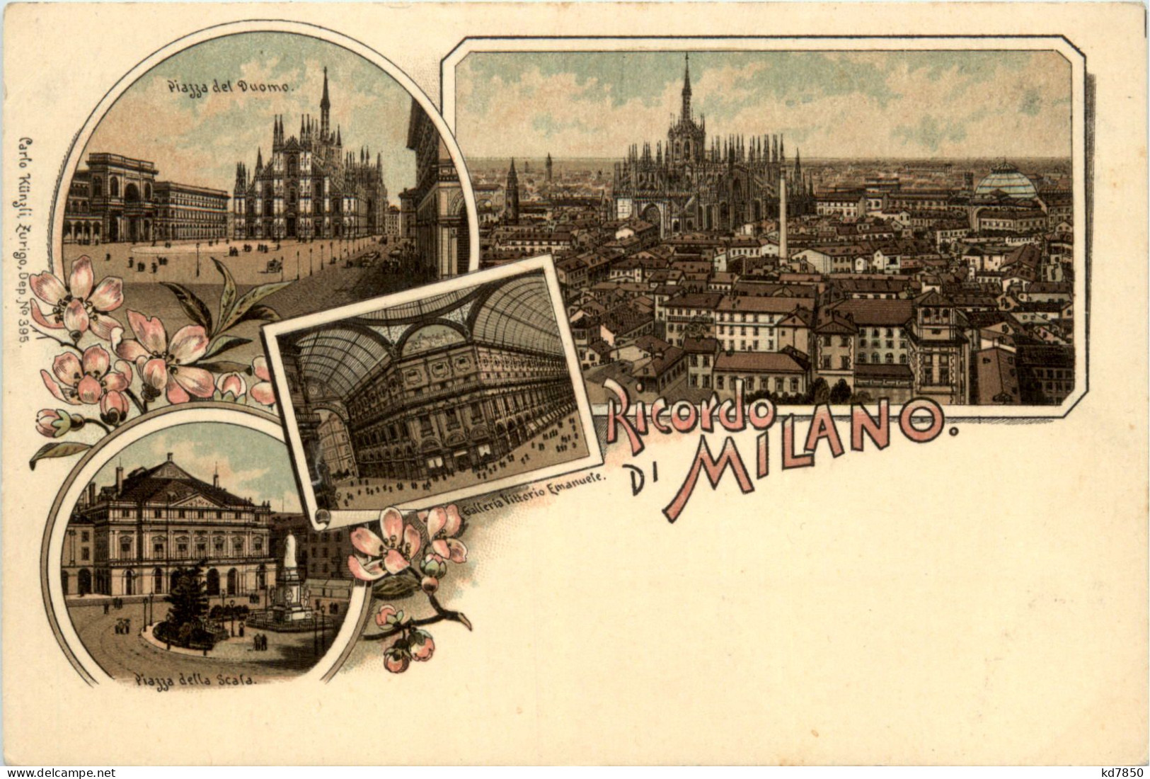 Ricordo Di Milano - Litho - Milano (Milan)