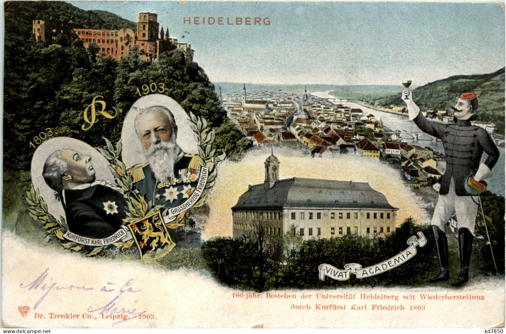 Heidelberg - 100 Jahre Universität Heidelberg - Heidelberg