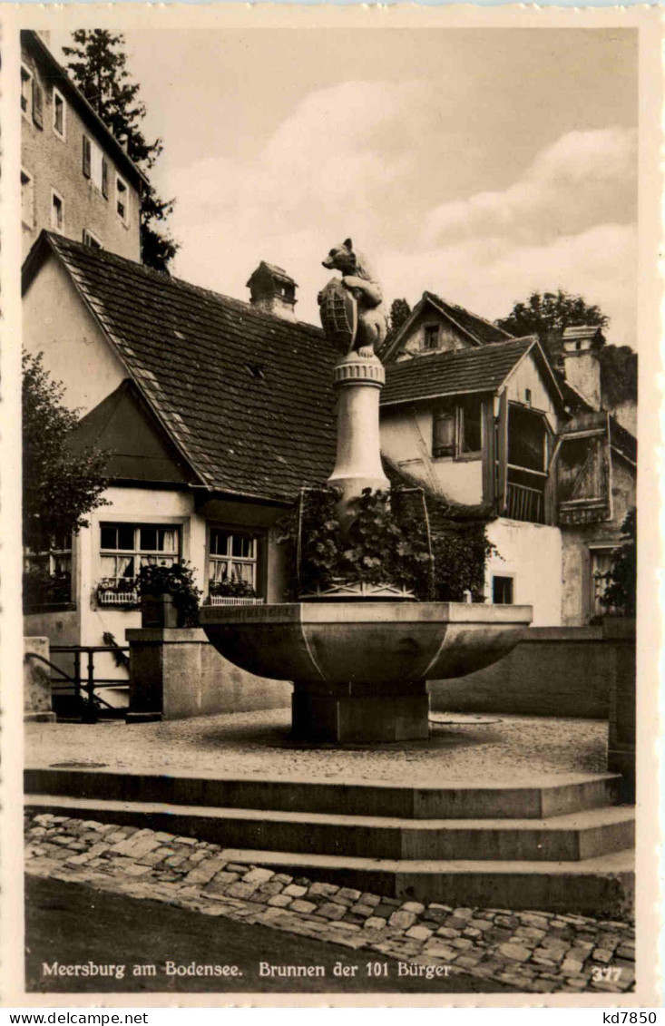 Meersburg - Brunnen Der 101 Bürger - Meersburg