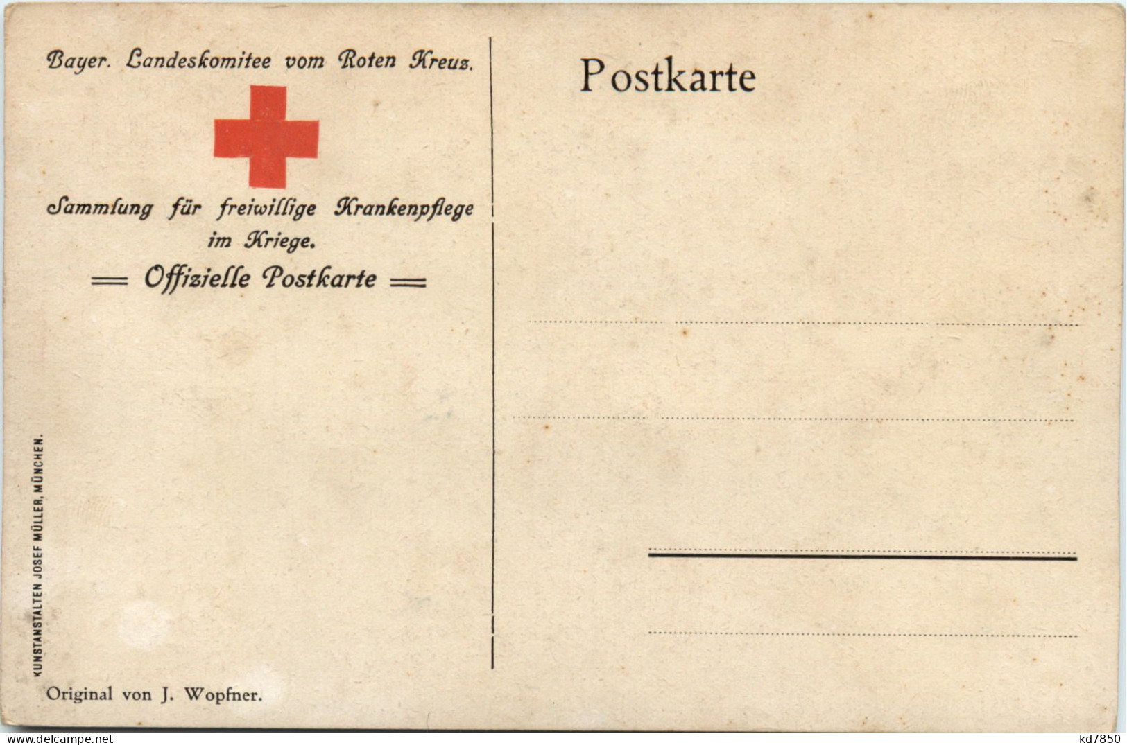 Rotes Kreuz - Der Deutsche Michel - Red Cross