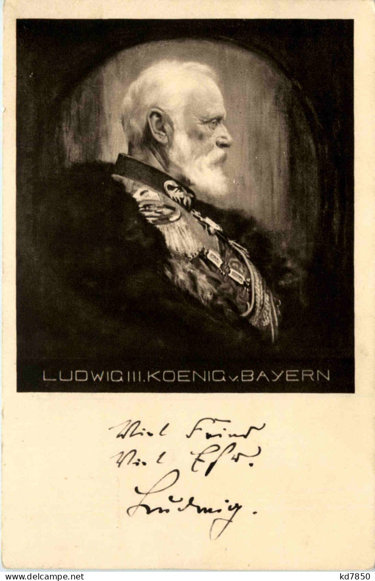 König Ludwig III Von Bayern - Ganzsache - Königshäuser