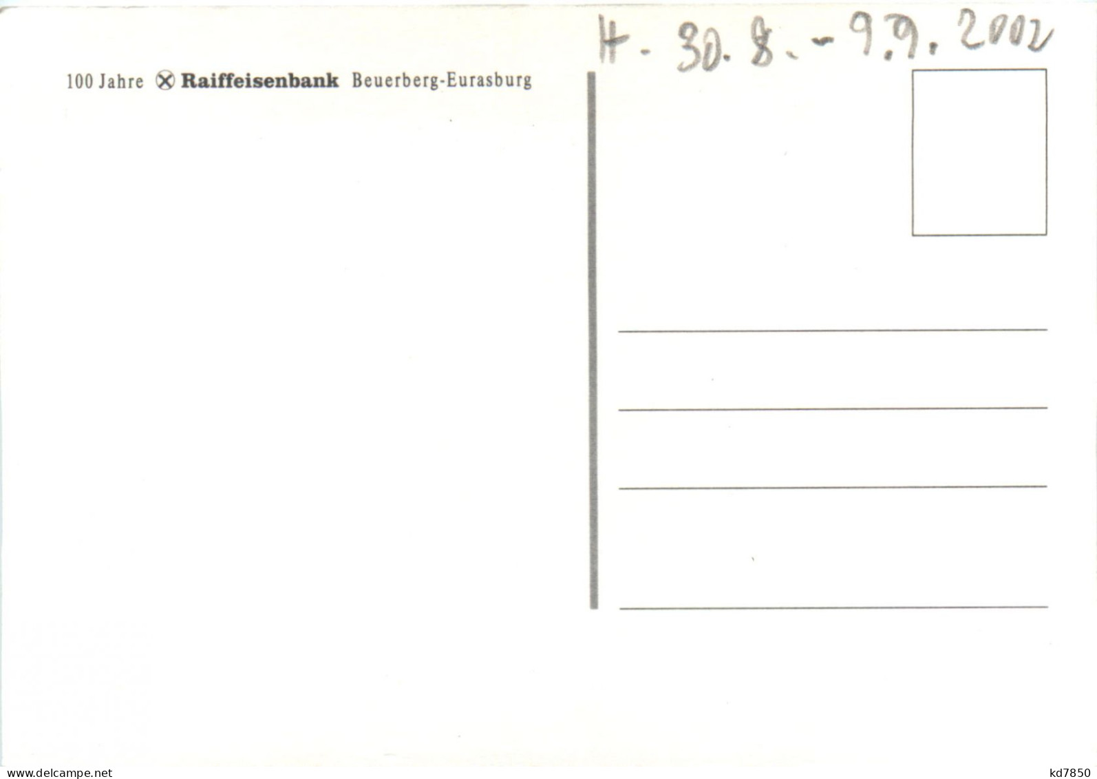 100 Jahre Raiffeisenbank Beuerberg-Eurasburg 2002 - Königsdorf - Bad Toelz