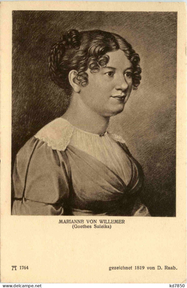 Marianne Von Willemer - Goethe Freundinnen - Ackermann Kunstverlag - Berühmt Frauen