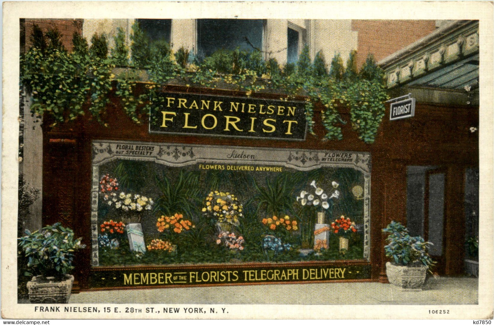 New York - Frank Nielsen Florist - Autres & Non Classés