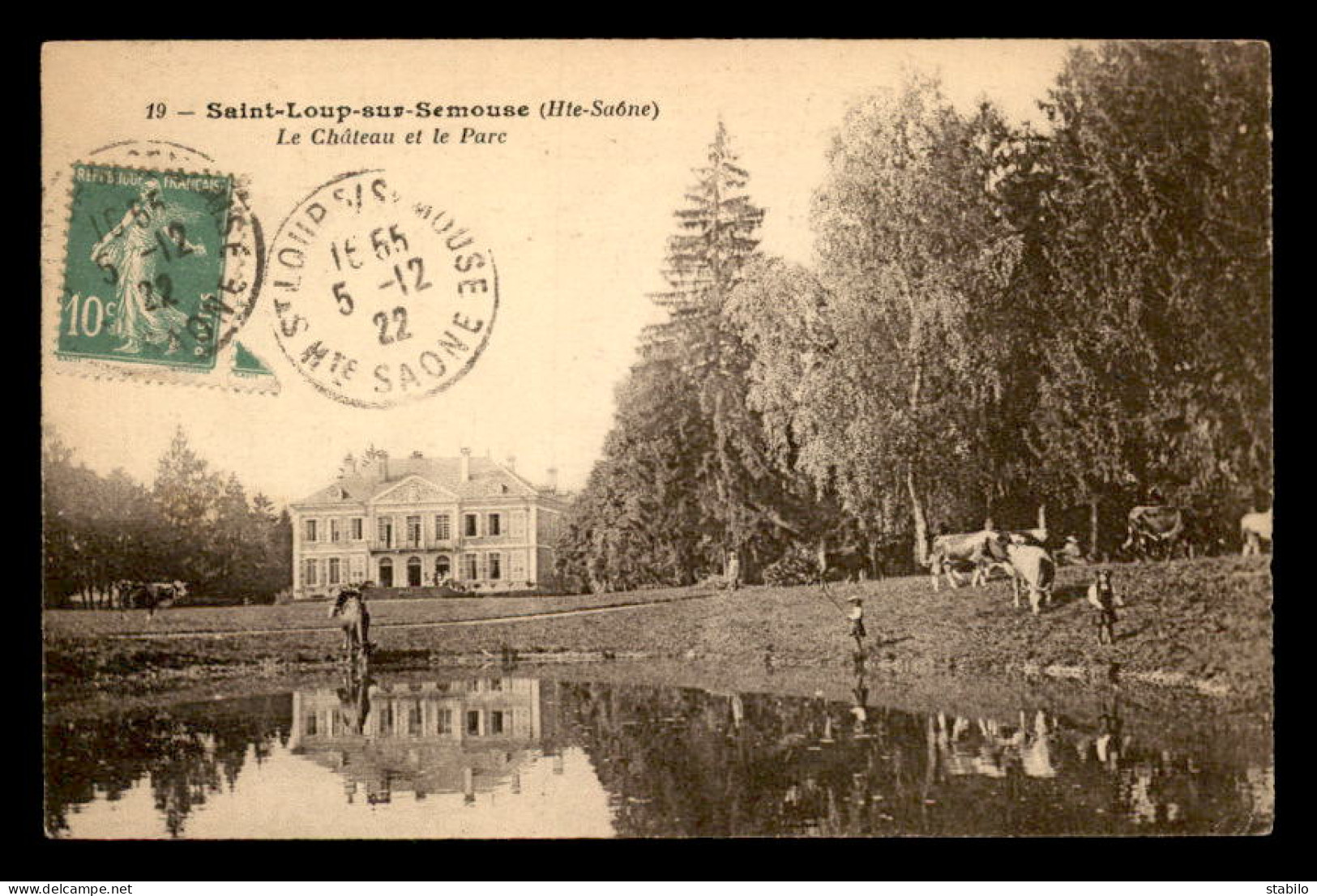 70 - SAINT-LOUP-SUR-SEMOUSE - LE CHATEAU ET LE PARC - Saint-Loup-sur-Semouse