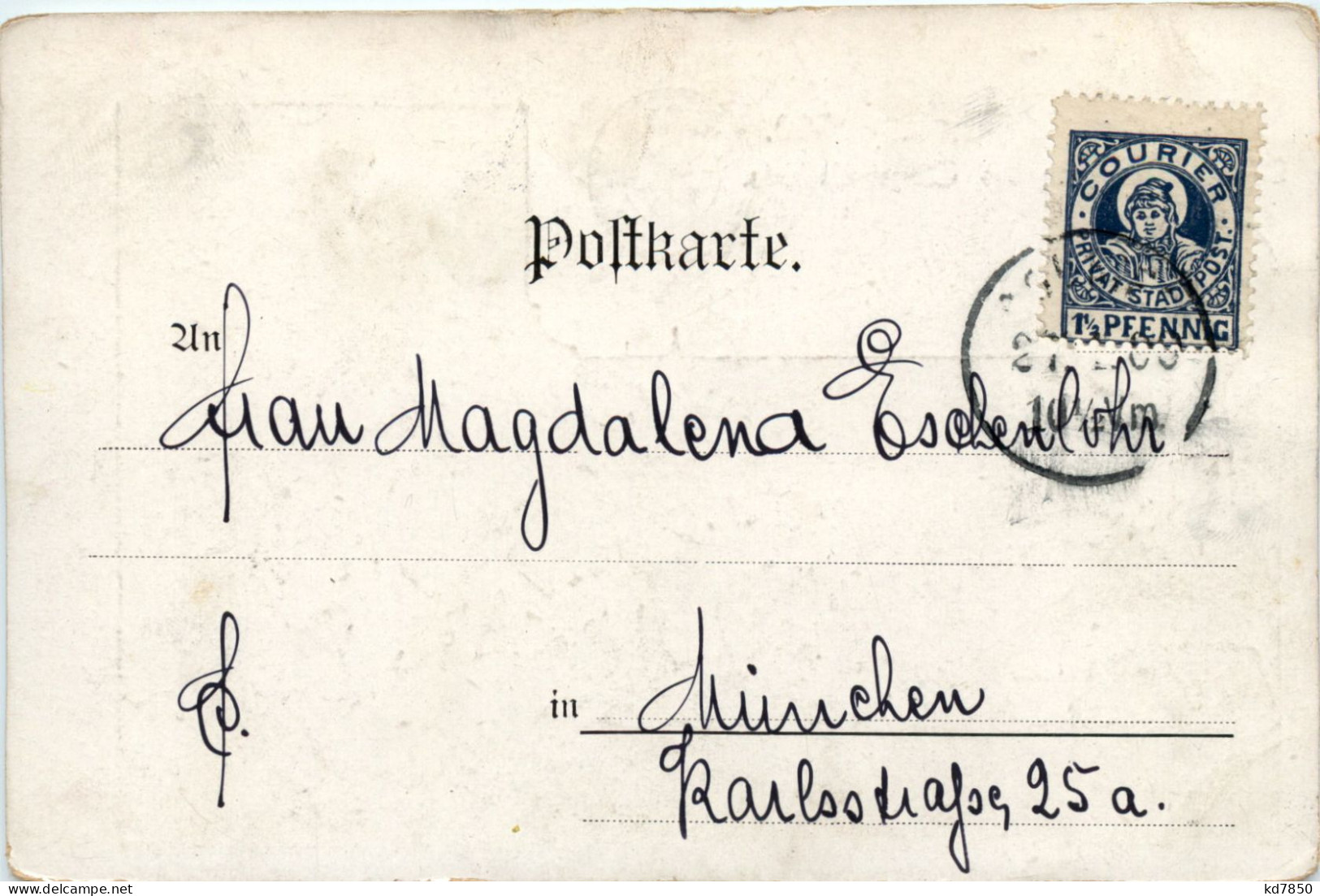 München - Schäfflertanz 1900 - Privat Stadtpost - München