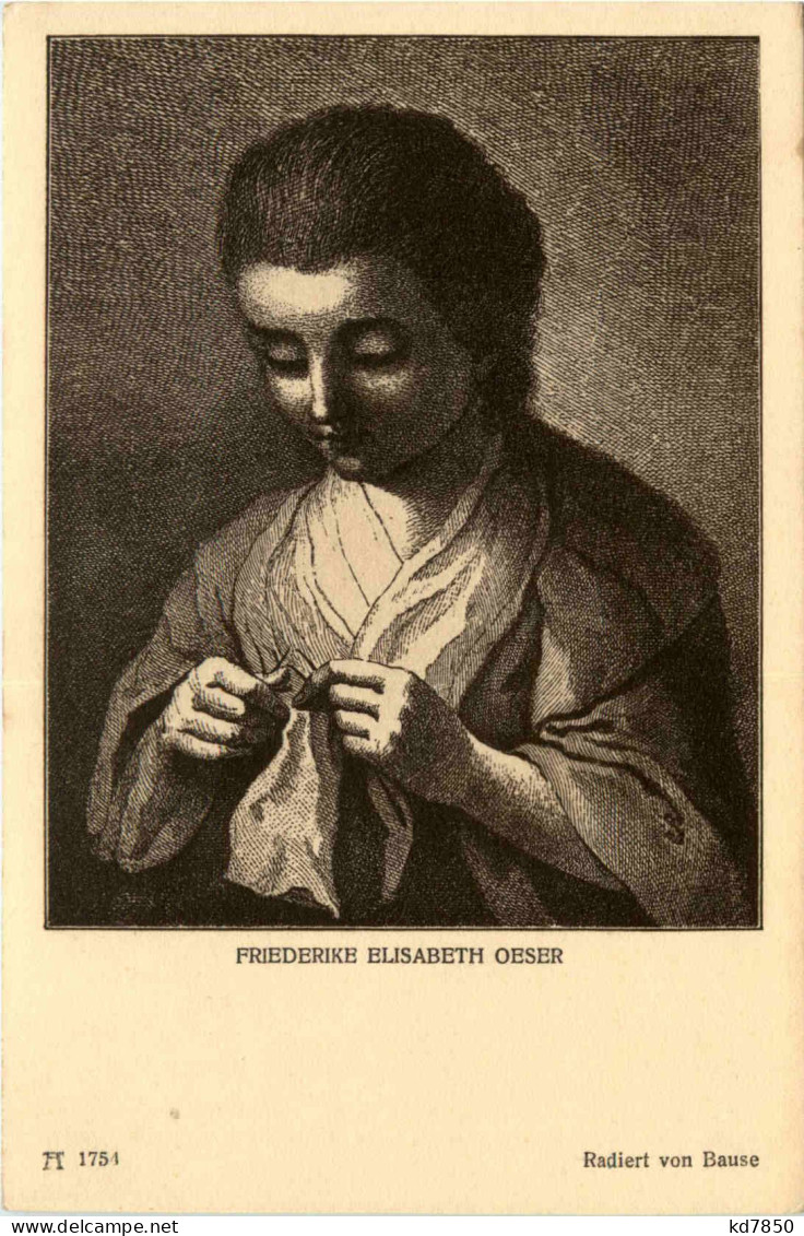 Friederike Elisabeth Oeser - Goethe Freundinnen - Ackermann Kunstverlag - Mujeres Famosas