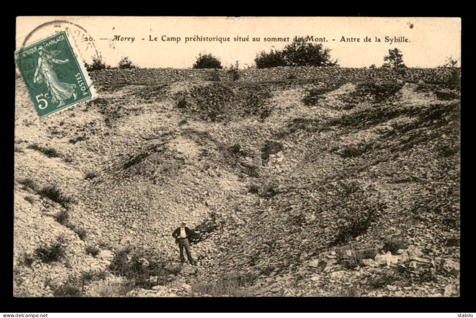 70 - MOREY - LE CAMP PREHISTORIQUE SITUE AU SOMMET DU MONT - VOIR ETAT - Other & Unclassified