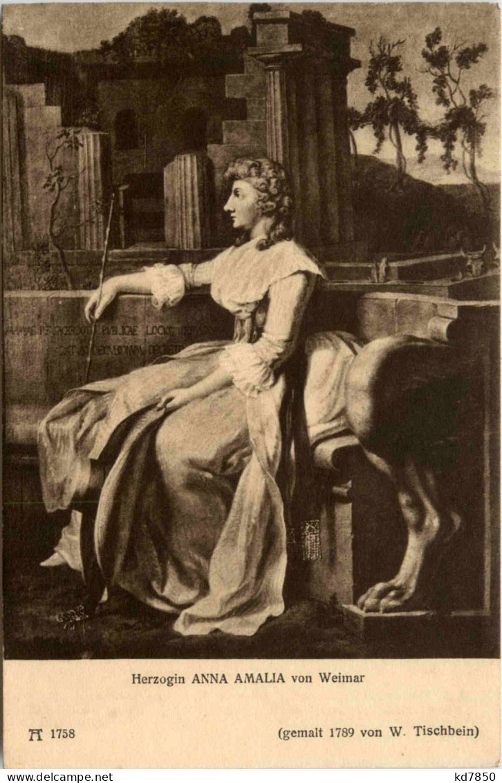 Herzogin Anna Amalia - Goethe Freundinnen - Ackermann Kunstverlag - Famous Ladies