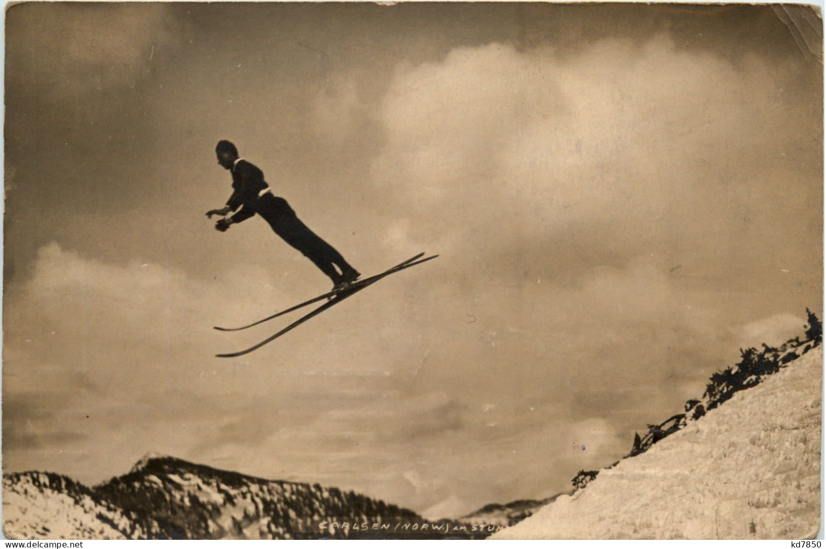 Skispringen Carlsen Am Stümpfling - Wintersport