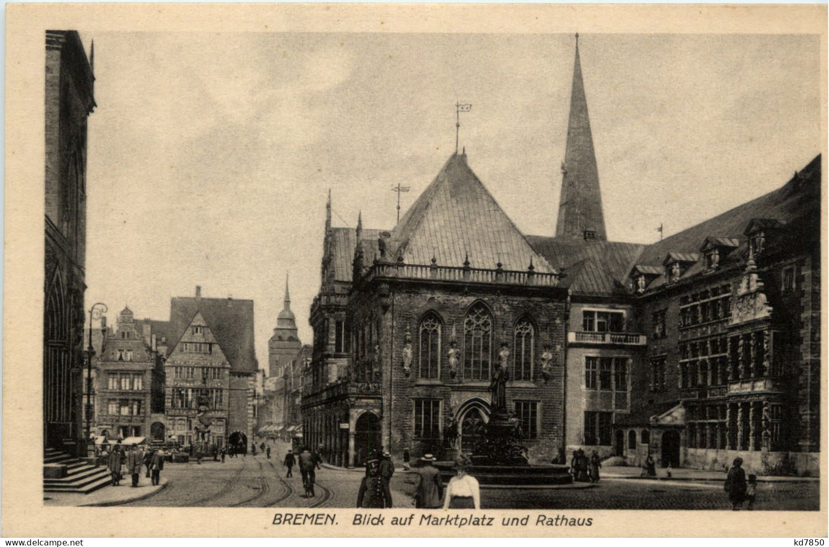 Bremen, Blick Auf Marktplatz Und Rathaus - Bremen