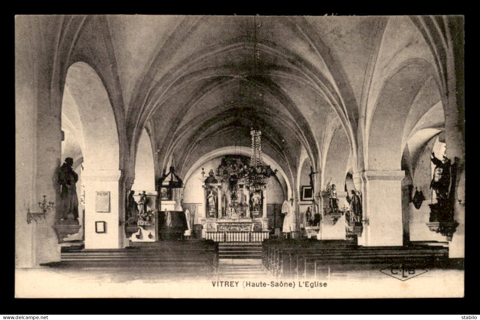 70 - VITREY-SUR-MANCE - INTERIEUR DE L'EGLISE - Vitrey-sur-Mance