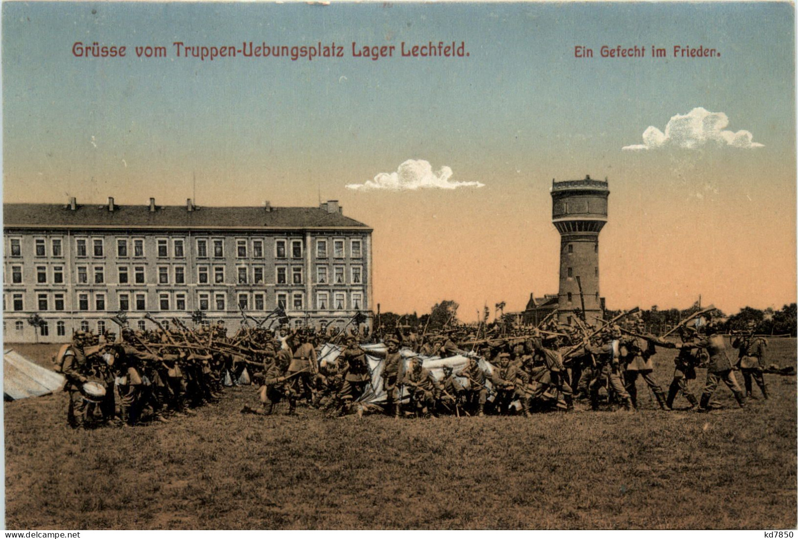 Lager-Lechfeld, Grüsse, Truppenübungsplatz, Ein Gefecht Im Frieden - Augsburg