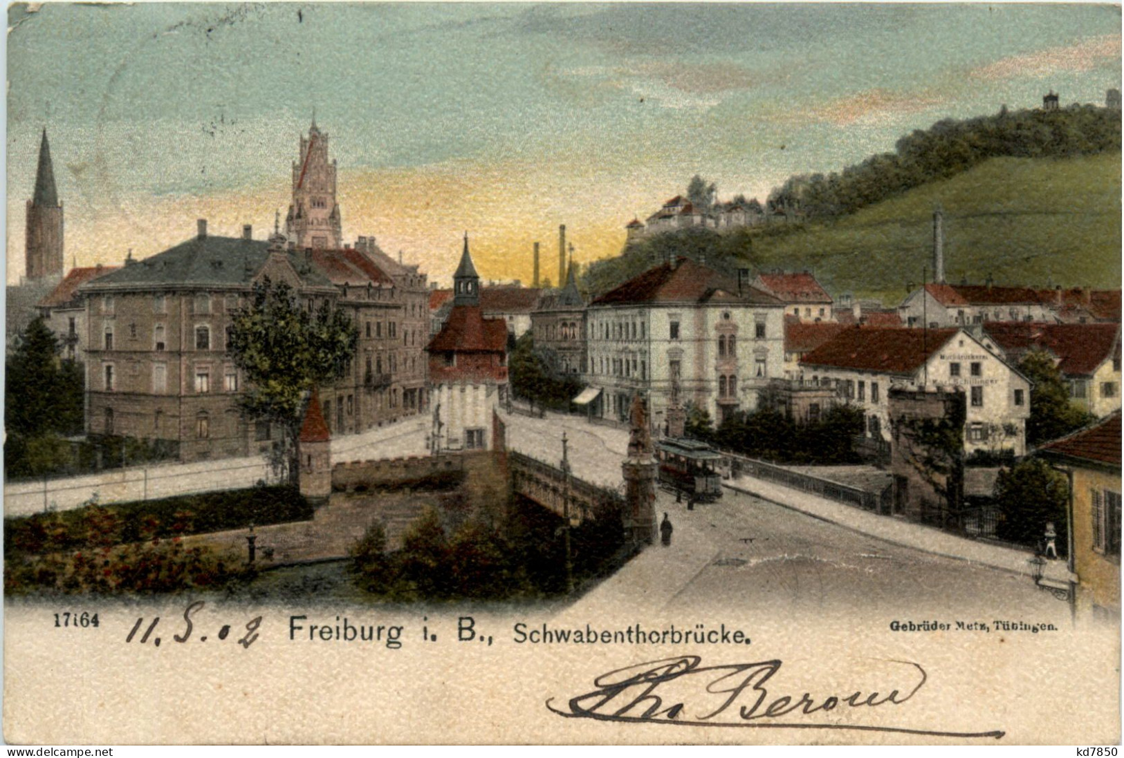 Freiburg I.Br., Schwabentorbrücke - Freiburg I. Br.