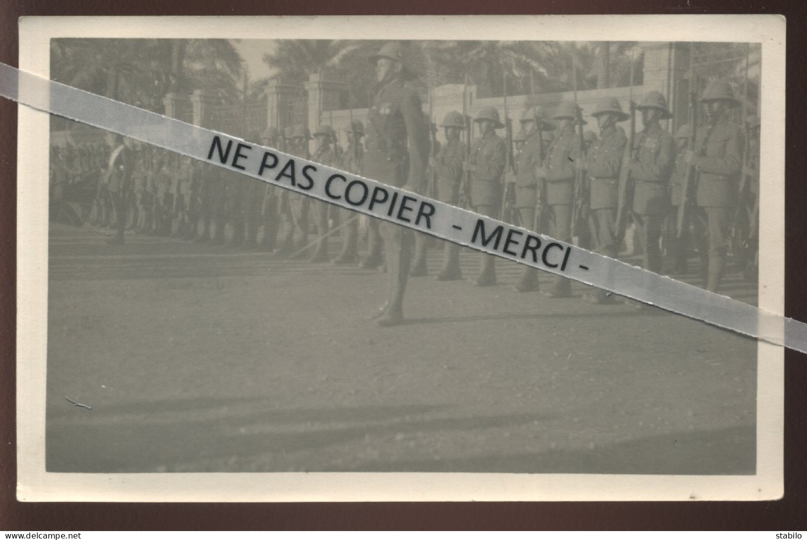 IRAQ - IRAK - BAGDAD - INAUGURATION DE LA STATUE DU LT GAL FREDERICK STANLEY MAULE 1864-1917 - PHOTO ORIGINALE - Iraq