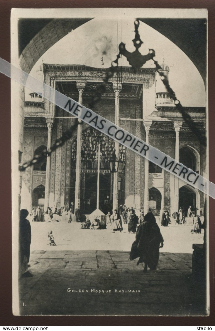 IRAQ - IRAK - KAZIMAIN - GOLDEN MOSQUE - CARTE PHOTO ORIGINALE - Irak