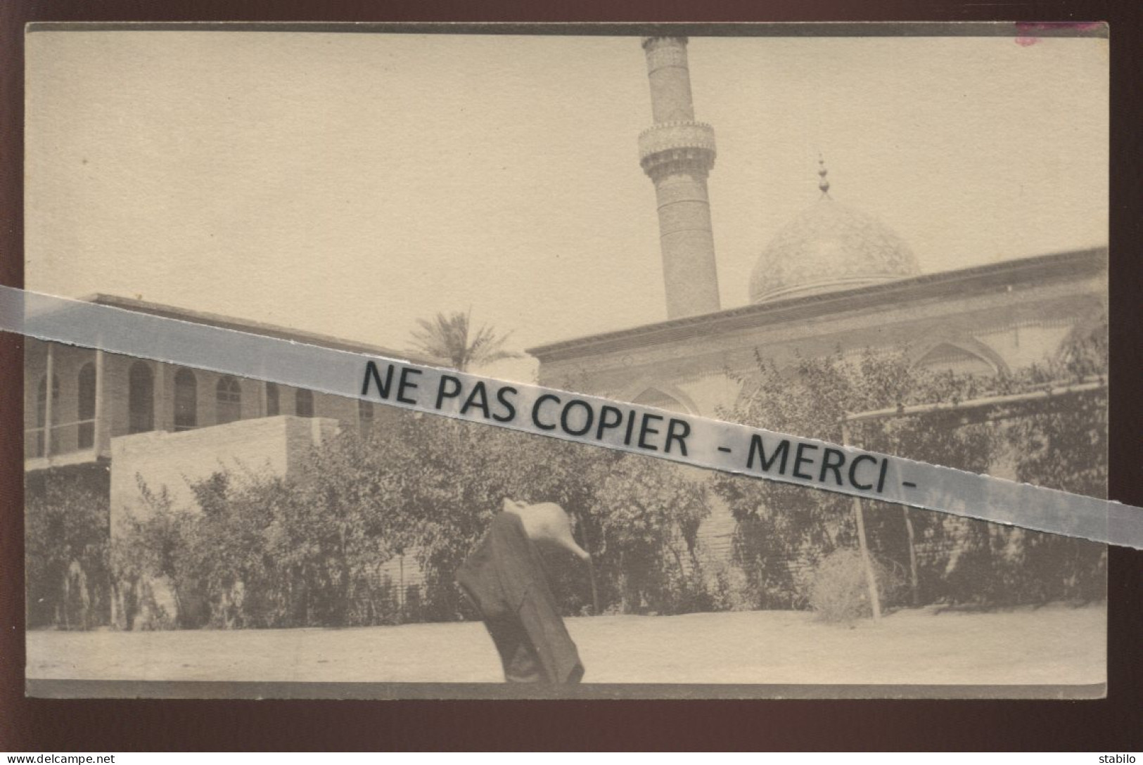 IRAQ - IRAK - MOSQUEE - CARTE PHOTO ORIGINALE - Irak