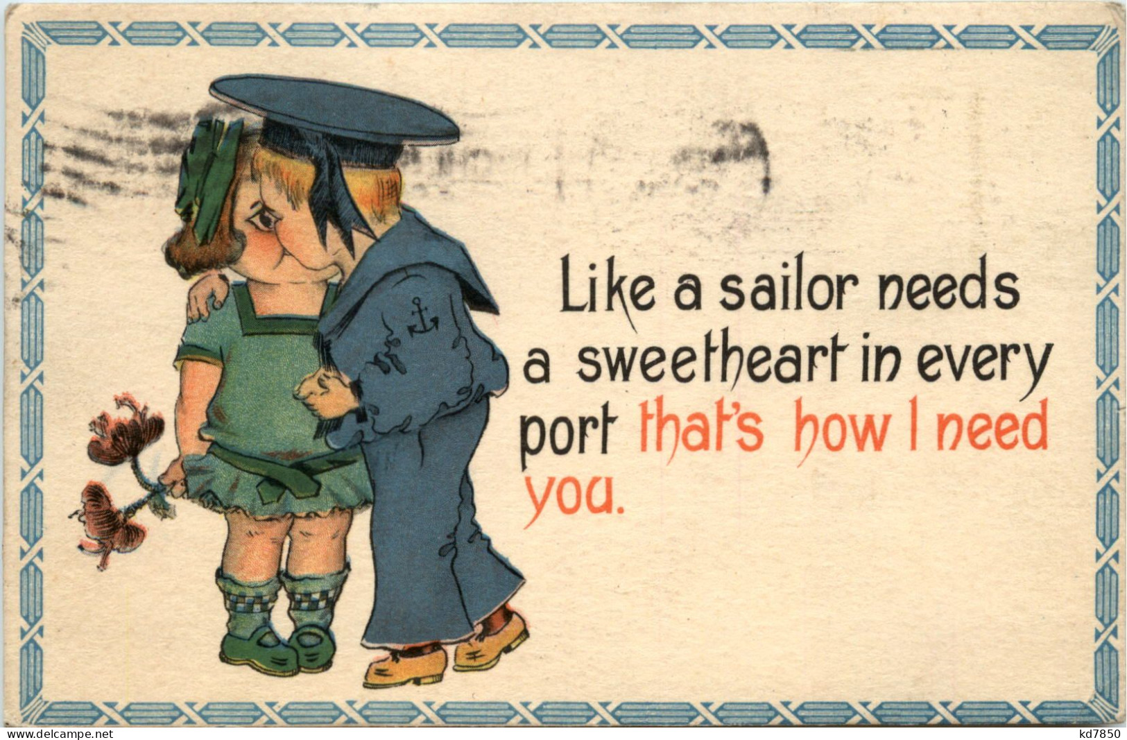 Like A Sailor Needs A Sweetheart - Humor