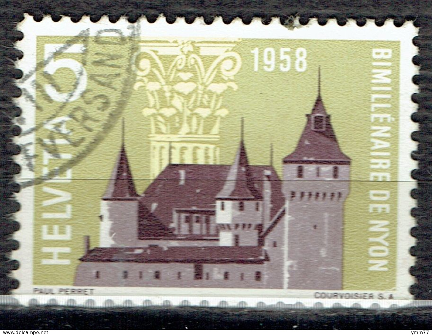 Série De Propagande : Bimillénaire De Nyon, Le Château - Used Stamps