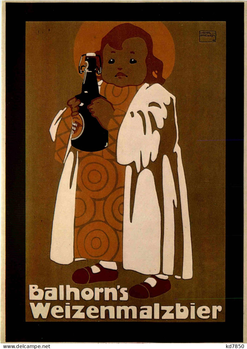 Balhorns Weizenmalzbier - Werbepostkarten