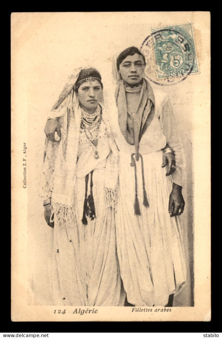 SCENES ET TYPES - FILLETTES ARABES - EDITEUR Z.F. - Scenes