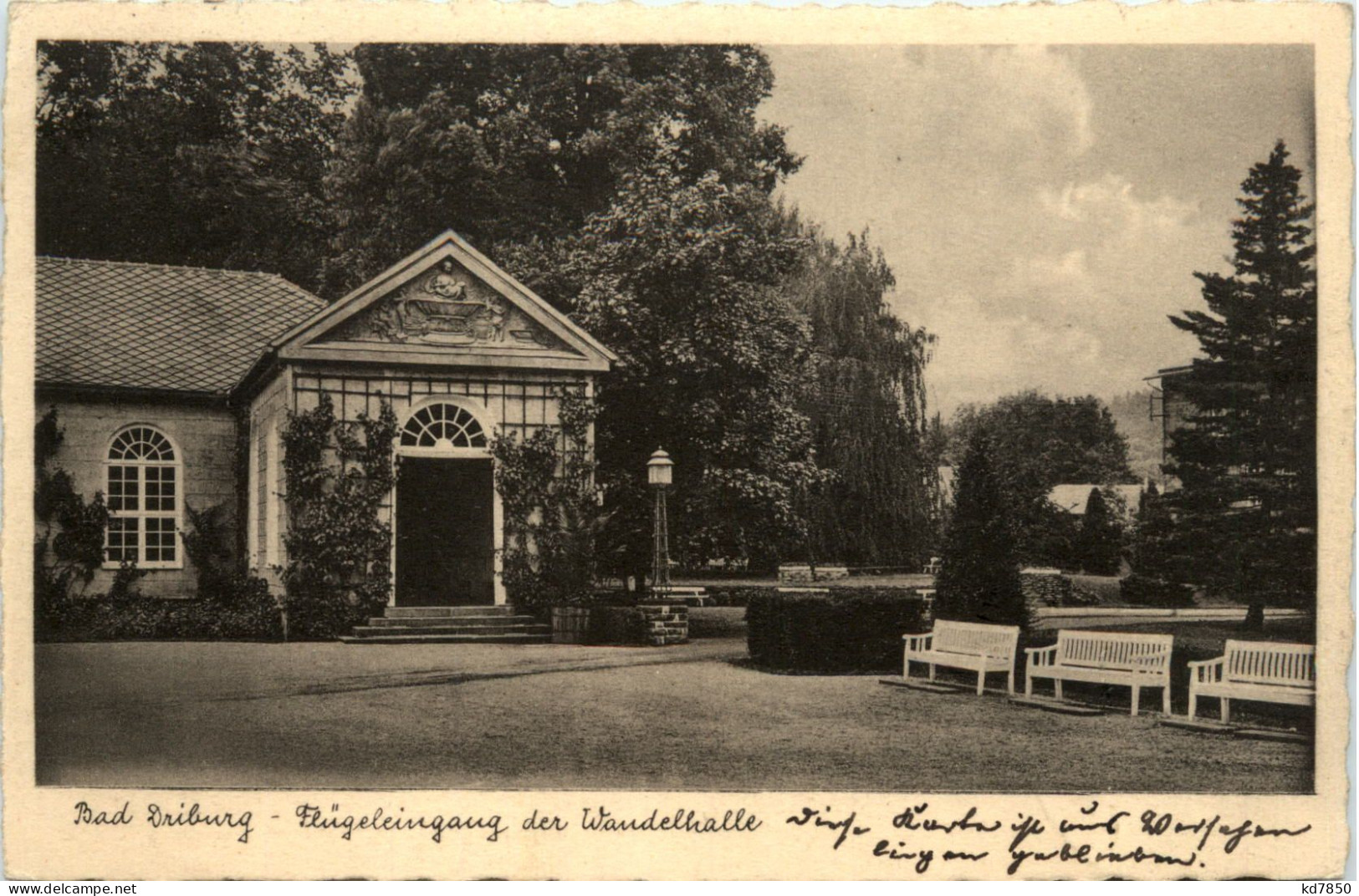 Bad Driburg, Flügeleingang Der Wandelhalle - Bad Driburg