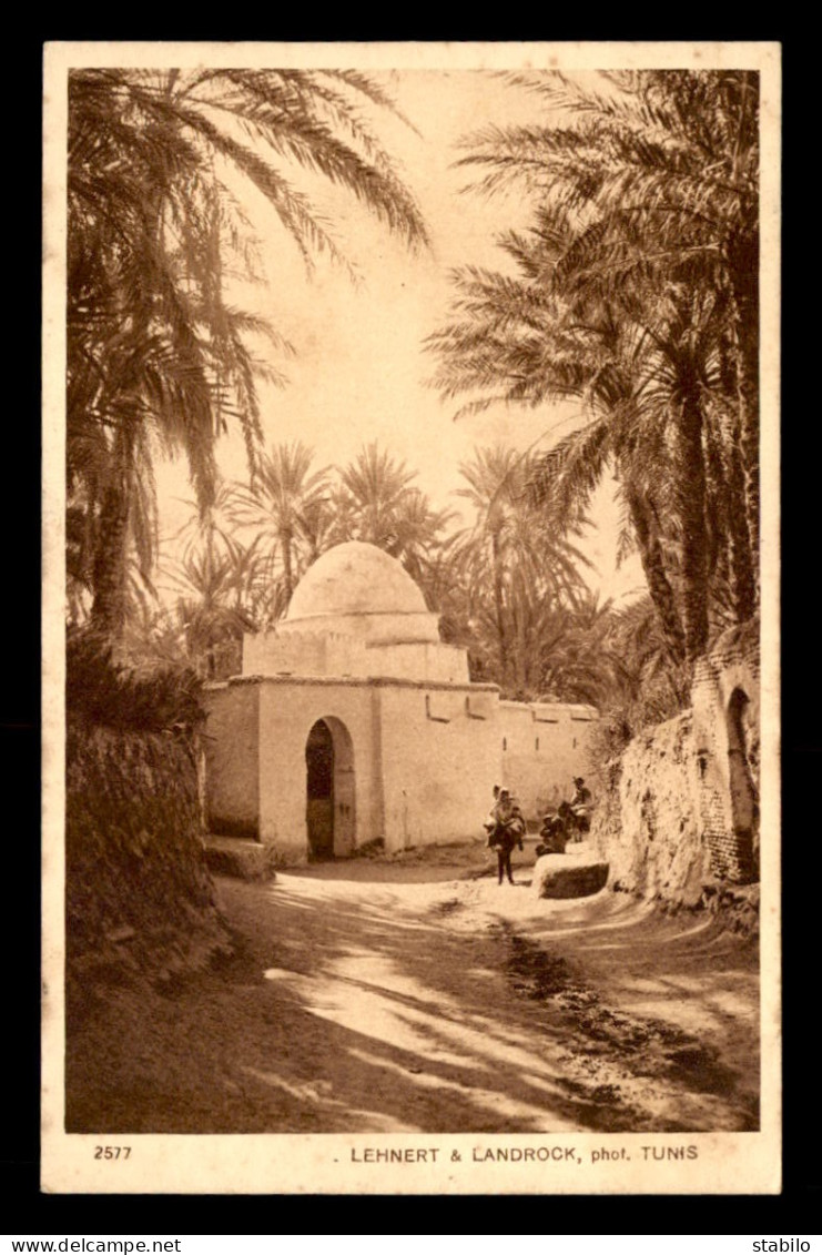 SCENES ET TYPES - SAHARA - LEHNERT ET LANDROCK - UN MARABOUT DANS L'OASIS - Afrika