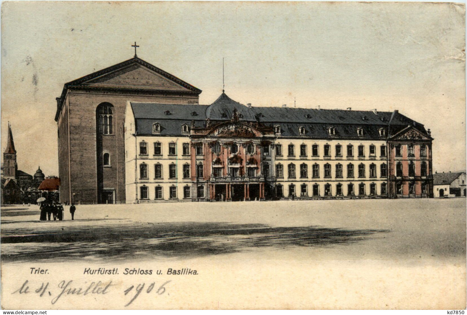 Trier, Kurfürstl. Schloss U. Basilika - Trier