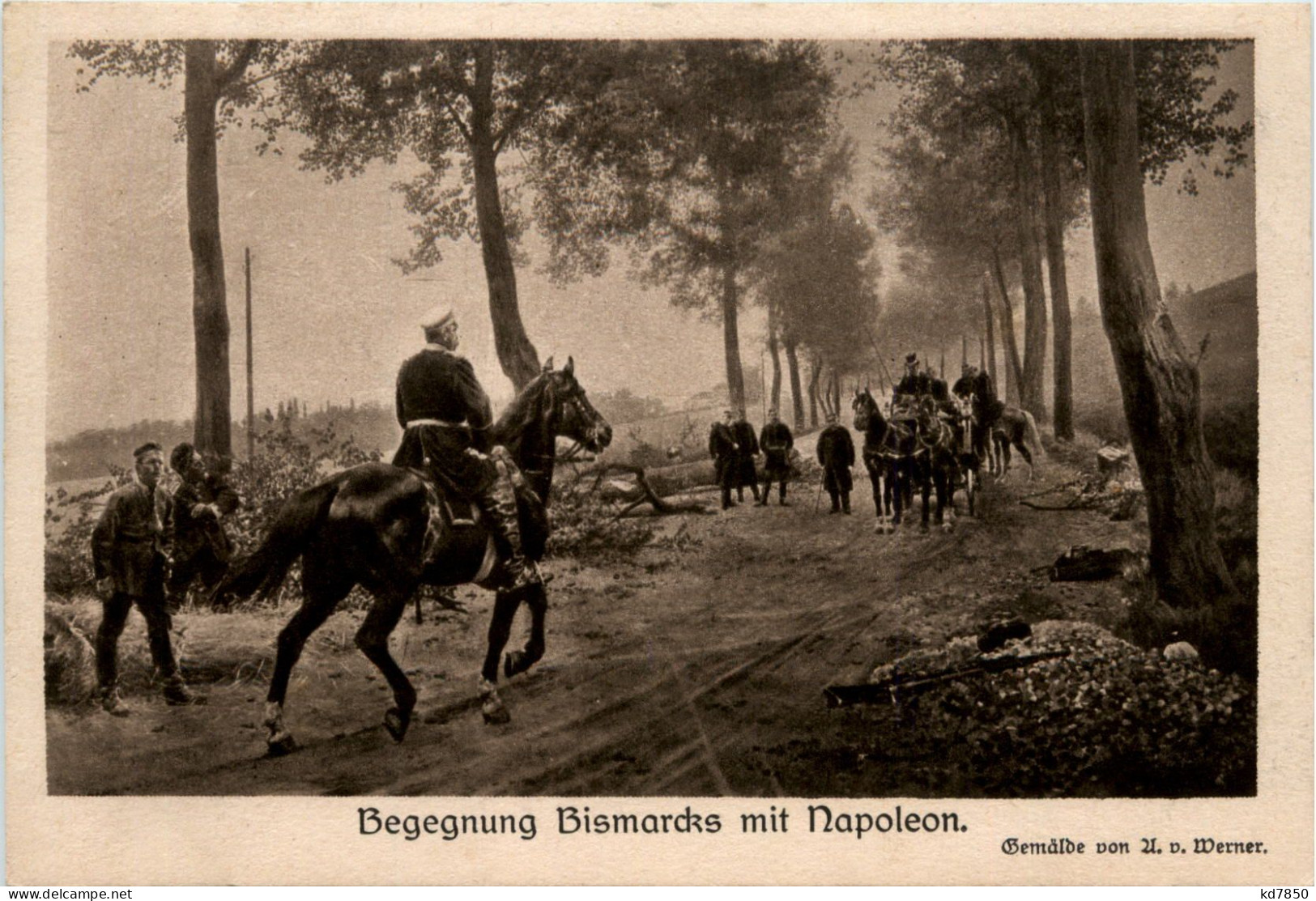 Begegnung Bismarcks Mit Napoleon - Politicians & Soldiers