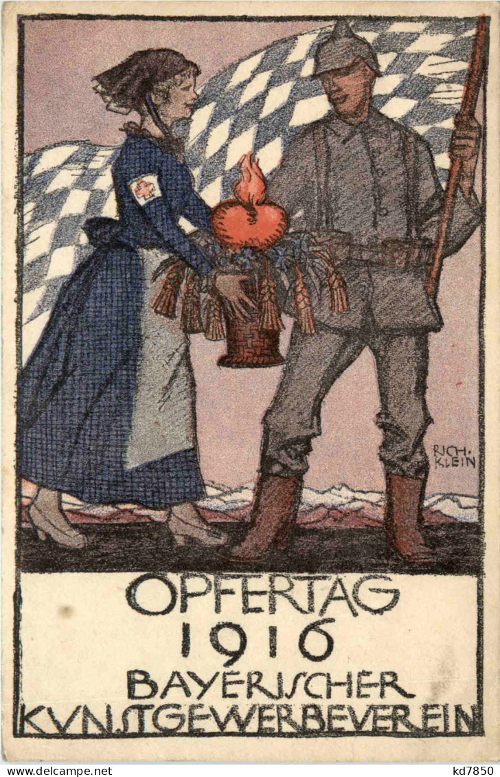 Opfertag 1916 - Bayrischer Kunstgewerbeverein - Weltkrieg 1914-18