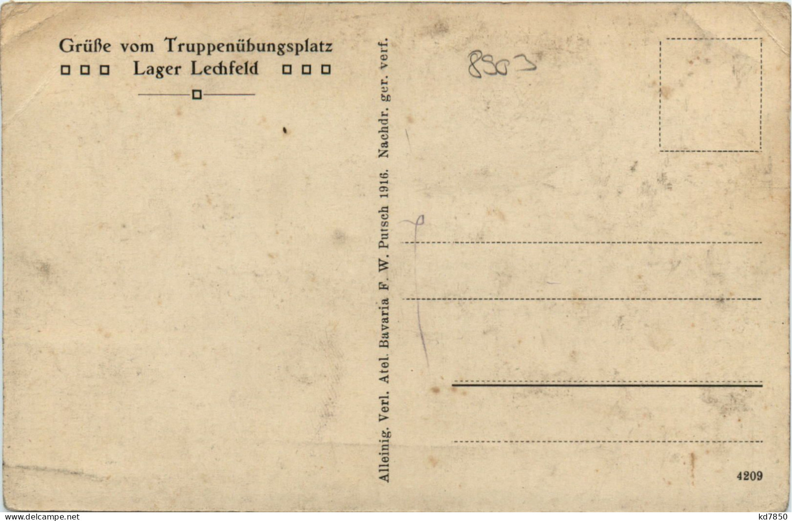 Lager Lechfeld, Barackenlager - Augsburg