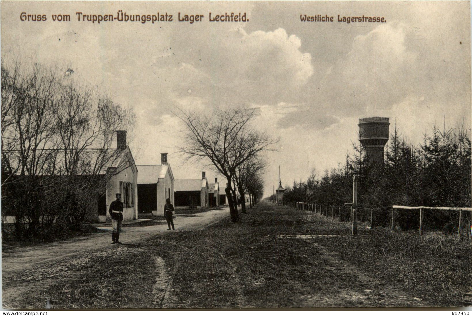 Lager-Lechfeld, Grüsse, Truppenübungsplatz, Westliche Lagerstrasse - Augsburg