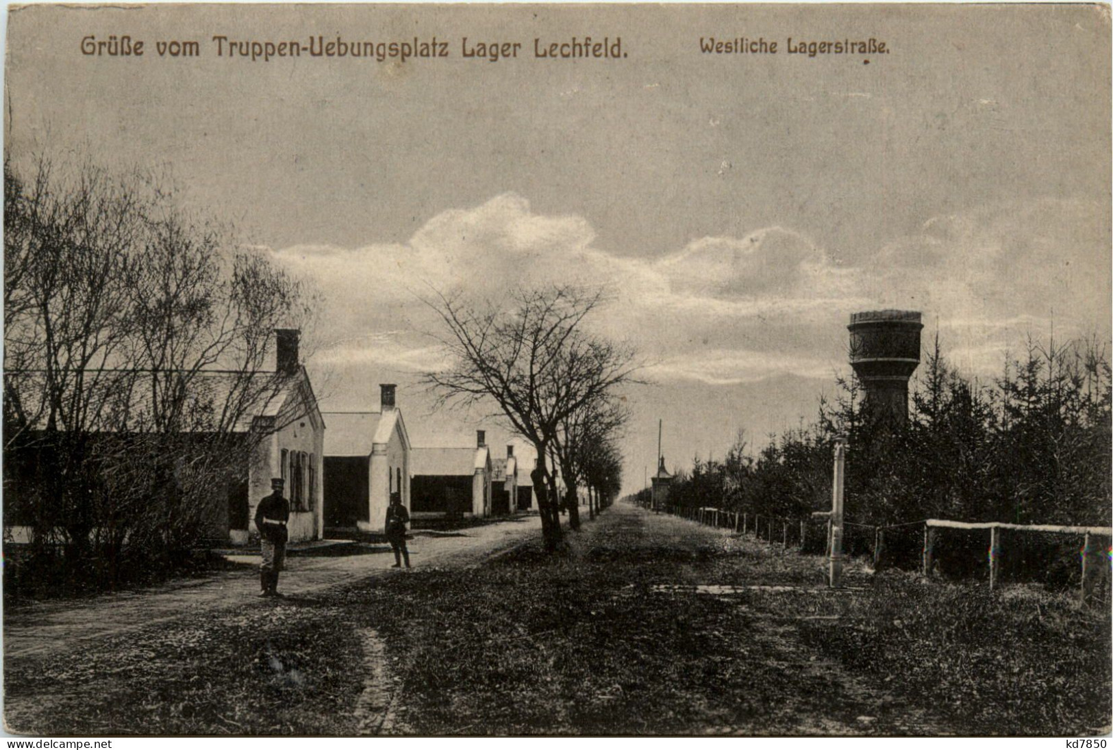 Lager-Lechfeld, Grüsse, Truppenübungsplatz, Westliche Lagerstrasse - Augsburg