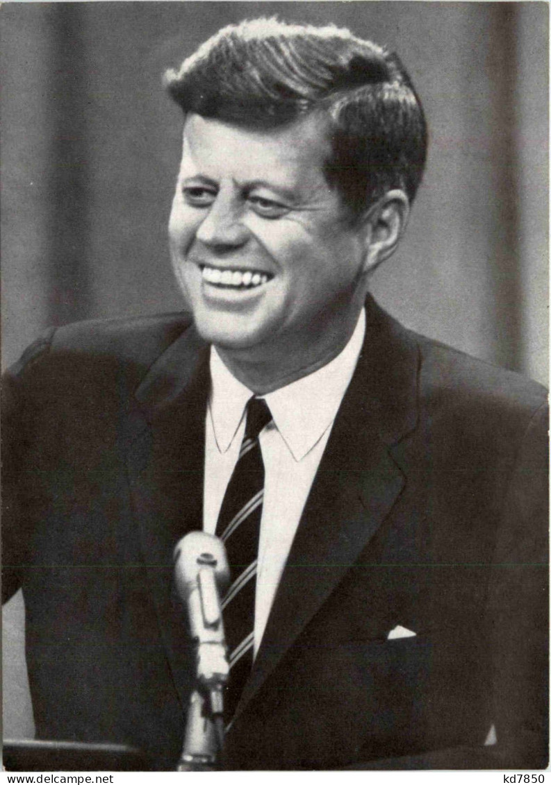 John F. Kennedy In Deutschland Mit Sonderstempel - Presidenti
