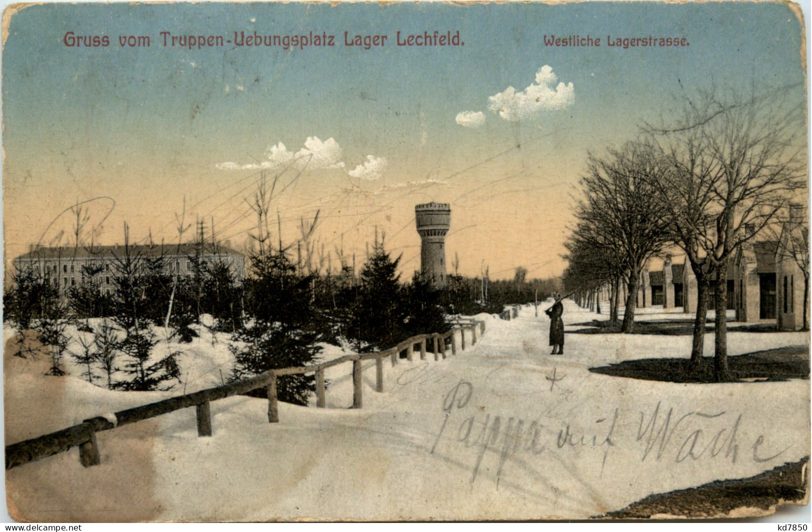 Lager-Lechfeld, Grüsse, Truppenübungsplatz, Westliche Lagerstrasse - Augsburg