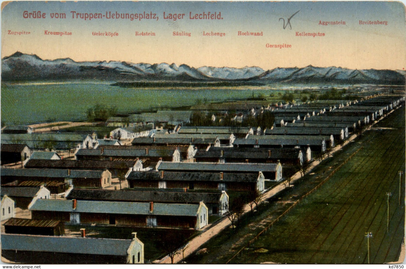 Lager-Lechfeld, Grüsse, Truppenübungsplatz, - Augsburg