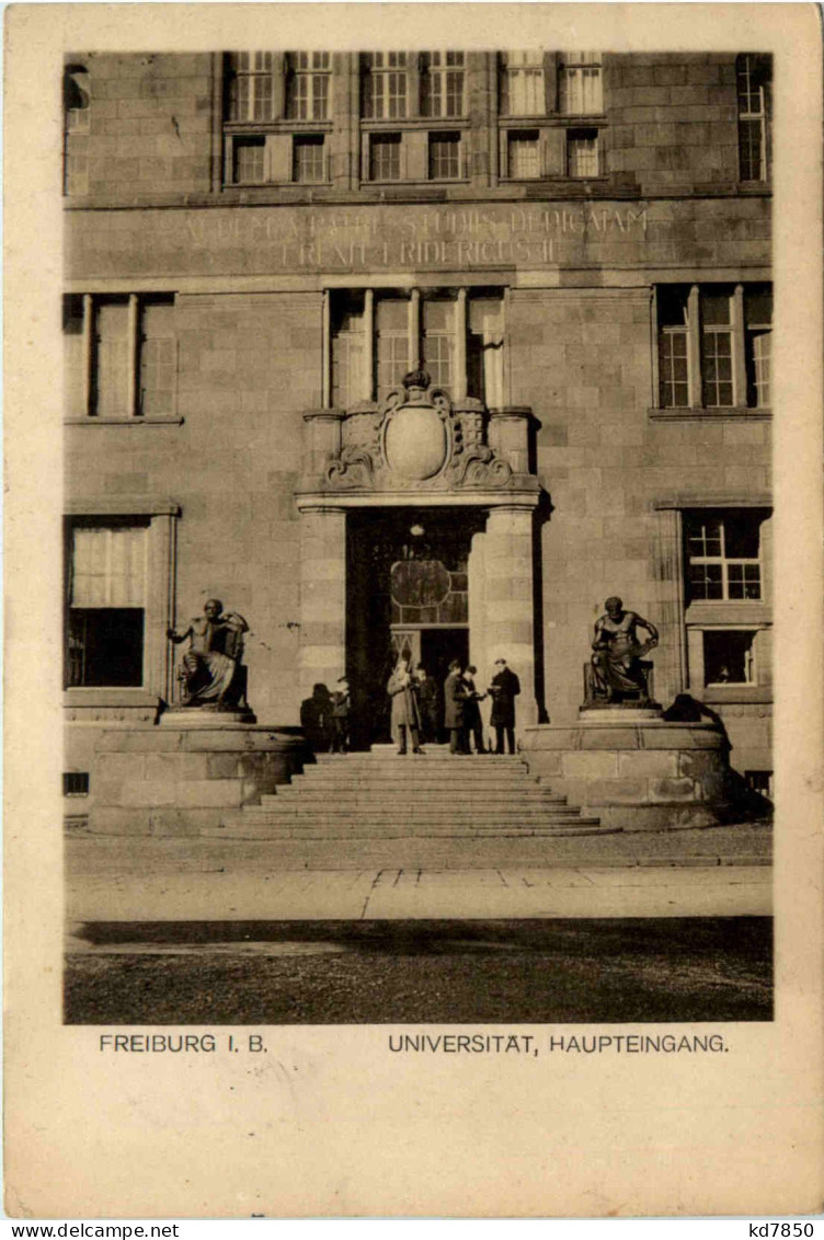 Freiburg I.Br., Universität, Haupteingang - Freiburg I. Br.