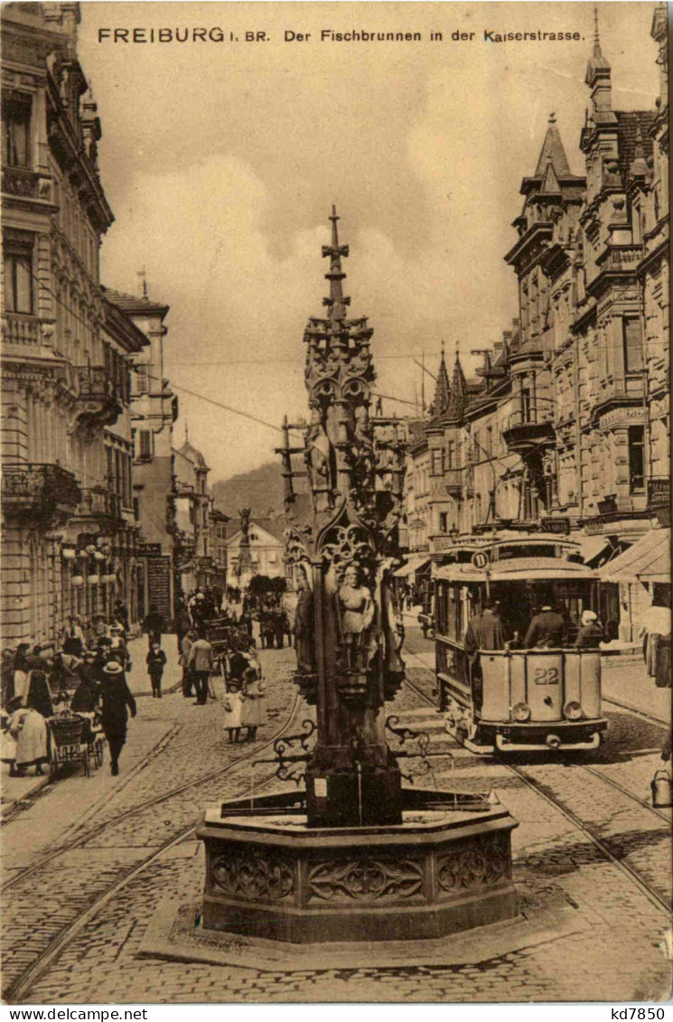 Freiburg I.Br., Der Fischbrunnen In Der Kaiserstrasse - Freiburg I. Br.