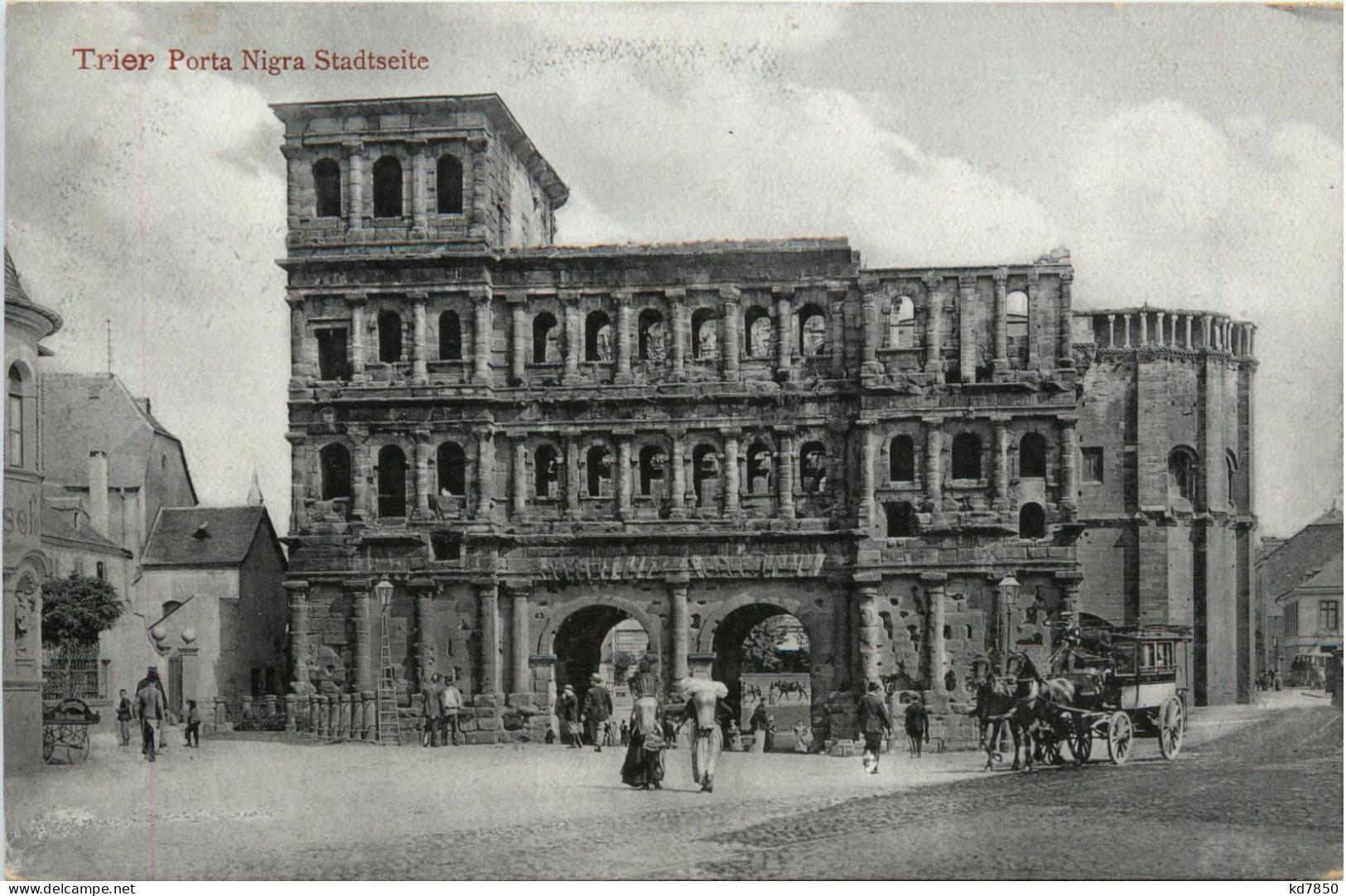 Trier, Porta Nigra Stadtseite - Trier